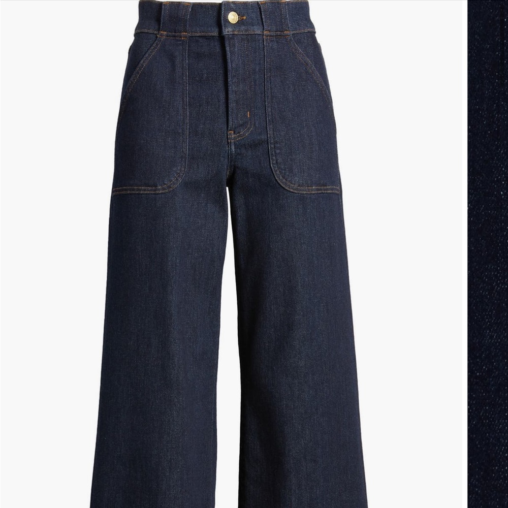 FRAME - Modern High Waist Wide Leg Jeans - 25